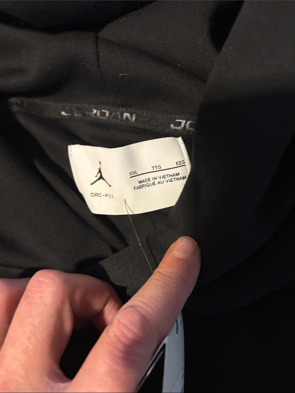 Nike Jordan Size XXL Black Sleeveless Hoodie NWT! - Picture 4 of 12